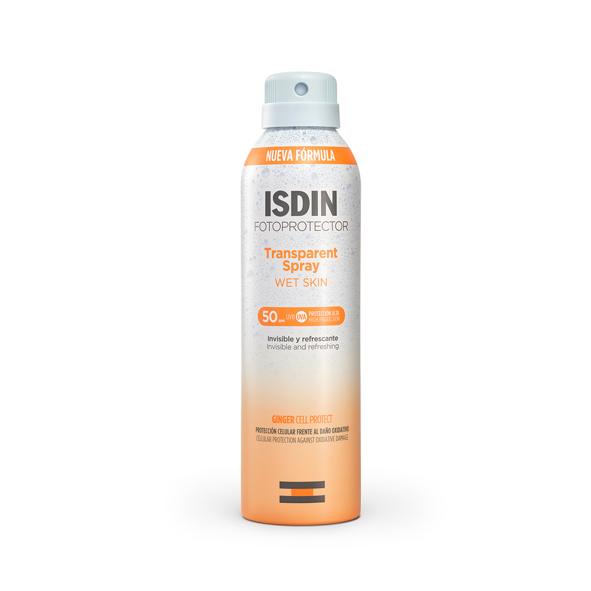 FOTOPROTECTOR ISDIN TRANSPARENT SPRAY WET SKIN SPF50+ 250 MLFOTOPROTECTOR ISDIN TRANSPARENT SPRAY WET SKIN SPF50+ 250 ML