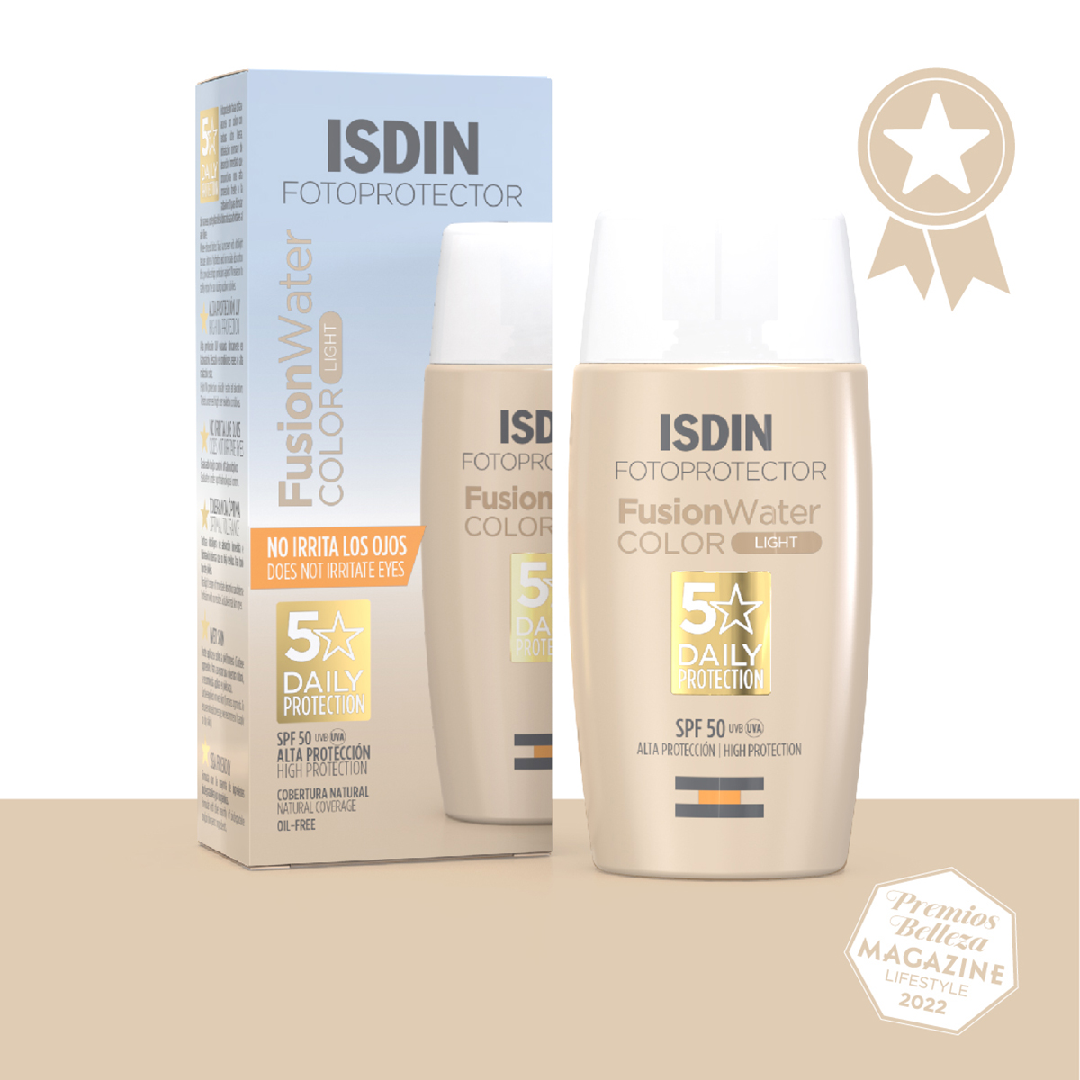 FOTOPROTECTOR ISDIN SPF 50 FUSION WATER COLOR LIGHT 50MLFOTOPROTECTOR ISDIN SPF 50 FUSION WATER COLOR LIGHT 50ML