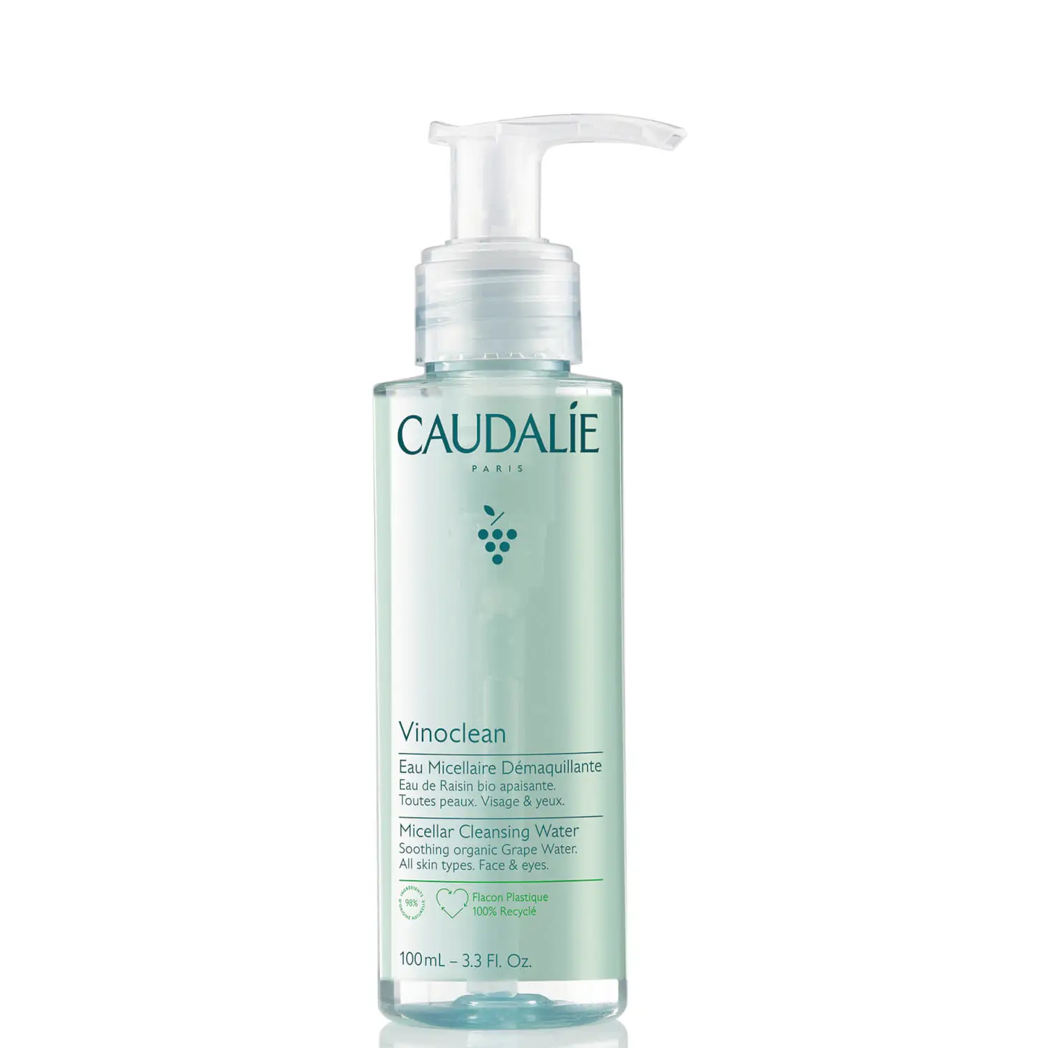 CAUDALIE VINOCLEAN AGUA MICELAR DESMAQ. 100MLCAUDALIE VINOCLEAN AGUA MICELAR DESMAQ. 100ML