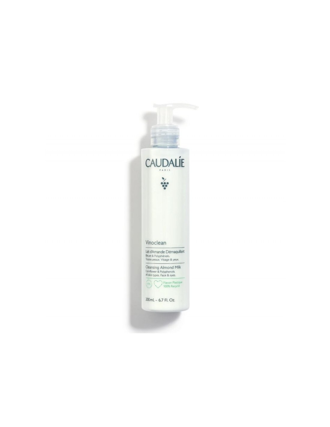 CAUDALIE VINOCLEAN LECHE ALMNDRA DESMAQ. 200MLCAUDALIE VINOCLEAN LECHE ALMNDRA DESMAQ. 200ML
