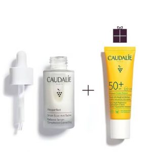 CAUDALIE COFRE VINOPERFECT SERUM ANTIMANCHAS 30 ML + CREMA SOLAR SPF 50+ 25 MLCAUDALIE COFRE VINOPERFECT SERUM ANTIMANCHAS 30 ML + CREMA SOLAR SPF 50+ 25 ML
