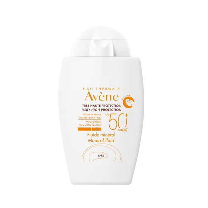 AVENE SOLAR SPF 50+ MINERAL FLUIDO S/COLOR 40 ML AVENE SOLAR SPF 50+ MINERAL FLUIDO S/COLOR 40 MLAVENE SOLAR SPF 50+ MINERAL FLUIDO S/COLOR 40 ML