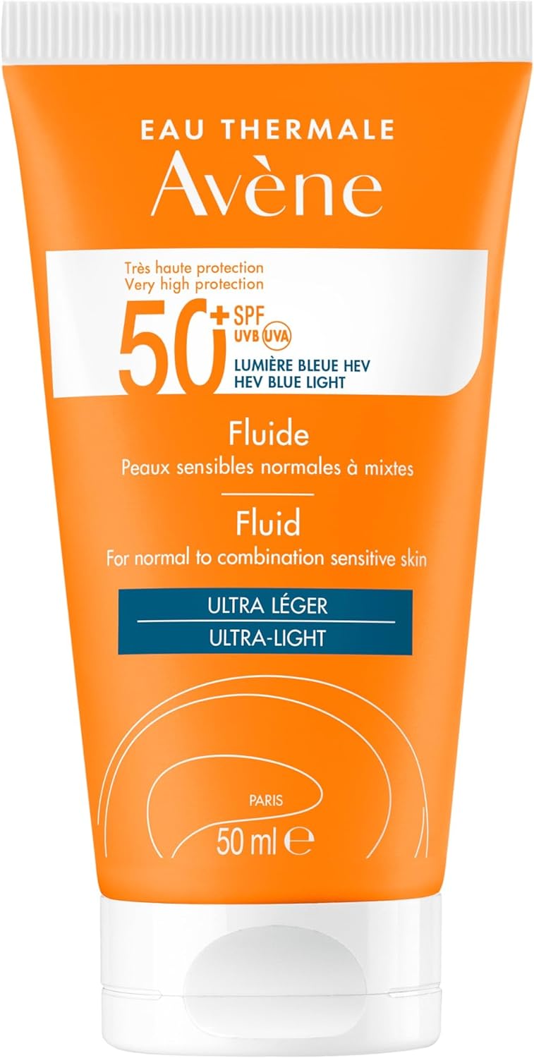 AVENE SOLAR SPF 50+ FLUIDO S/COLOR 50 MLAVENE SOLAR SPF 50+ FLUIDO S/COLOR 50 ML